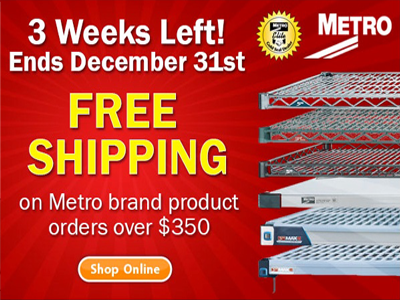 Metro Shelving Email Blast for Production Automation